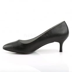 Pleaser Pink Label KITTEN-01 Black Faux Leather Shoes 10 Pleaser Pink Label KITTEN-01 Black Faux Leather Shoes