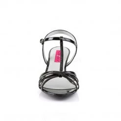 Pleaser Pink Label Shoes KITTEN-06 Black Patent