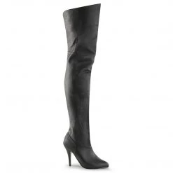 Pleaser LEGEND-8868 Black Leather (P) Thigh Boot
