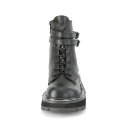 Demonia Coming Soon (Pre-Order) LILITH-152 Black Vegan Leather Ankle Boot