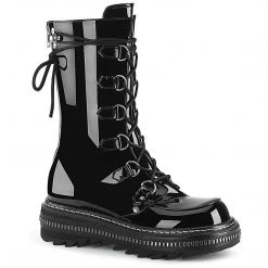 Demonia LILITH-270 Black Patent Mid-Calf Boot Boots