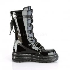 Demonia LILITH-270 Black Patent Mid-Calf Boot Boots