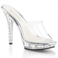 Fabulicious LIP-101SDT Clear Shoes