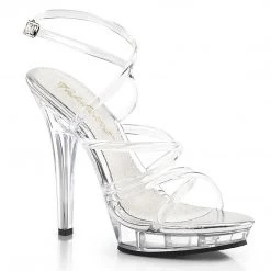 Fabulicious LIP-106 Clear Shoes