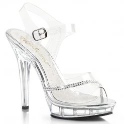 Fabulicious LIP-108R Clear Shoes
