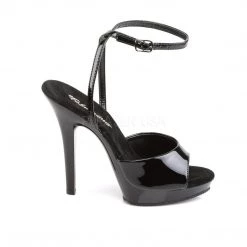 Fabulicious LIP-125 Black Patent Shoes