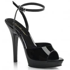 Fabulicious LIP-125 Black Patent Shoes