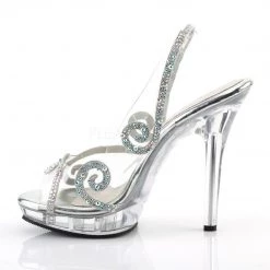 Fabulicious LIP-149 Clear Shoes