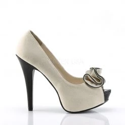 Pin Up Couture LOLITA-10 Beige Suede Pu