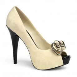 Pin Up Couture LOLITA-10 Beige Suede Pu