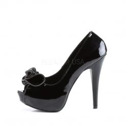 Pin Up Couture Shoes LOLITA-10 Black Patent