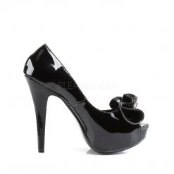 Pin Up Couture Shoes LOLITA-10 Black Patent