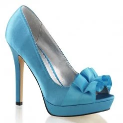 Fabulicious LUMINA-42 Blue Satin