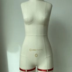 Naughty Thoughts Leg Straps Red