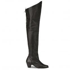 Funtasma Boots MAIDEN-8828 Black Leather (P)