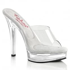 Fabulicious MAJESTY-501 Clear/Clear Clear Competition Heels