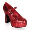 Funtasma MARYJANE-50G Red Glitter Shoes