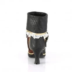 Funtasma Boots MATEY-115 Black Distressed Pu-Brown Microfiber