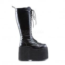 Demonia Boots MEGA-602 Black Pu Knee Boot 12 Demonia Boots MEGA-602 Black Pu Knee Boot