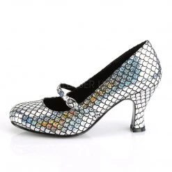 Funtasma MERMAID-70 Silver Hologram Pu Shoes 10 Funtasma MERMAID-70 Silver Hologram Pu Shoes