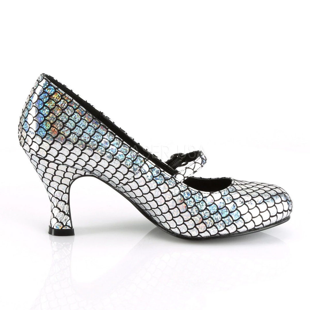 Funtasma MERMAID-70 Silver Hologram Pu Shoes 7 Funtasma MERMAID-70 Silver Hologram Pu Shoes