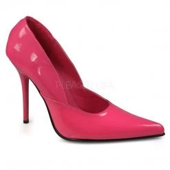 Pleaser Shoes MILAN-01 Hot Pink Patent Pump