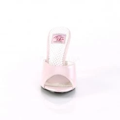 Pin Up Couture MONROE-05 Pink Faux Leather Shoes