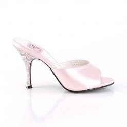 Pin Up Couture MONROE-05 Pink Faux Leather Shoes 12 Pin Up Couture MONROE-05 Pink Faux Leather Shoes