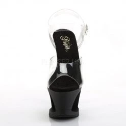 Pleaser MOON-708 Clear Platform Sandal