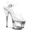 Pleaser Shoes MOON-708DM Clear Platform Sandal
