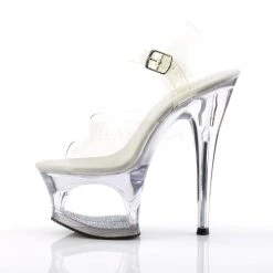 Pleaser Shoes MOON-708DM Clear Platform Sandal