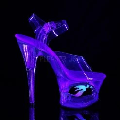 Pleaser MOON-708MER Clear Platform Sandal 12 Pleaser MOON-708MER Clear Platform Sandal