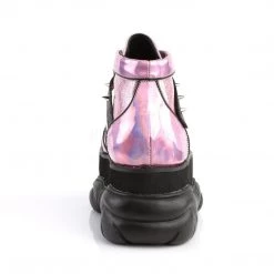 Demonia NEPTUNE-100 Pink Glitter-Silver Boot Boots
