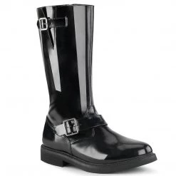 Funtasma Boots OFFICER-201 Black Nappa Pu