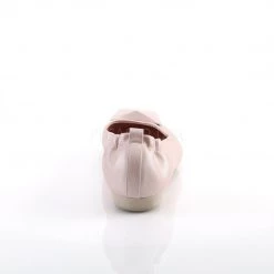 Pin Up Couture OLIVE-08 Baby Pink Faux Leather