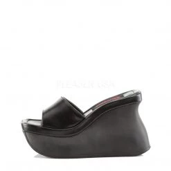 Demonia PACE-01 Black Vegan Leather Sandal Shoes 11 Demonia PACE-01 Black Vegan Leather Sandal Shoes