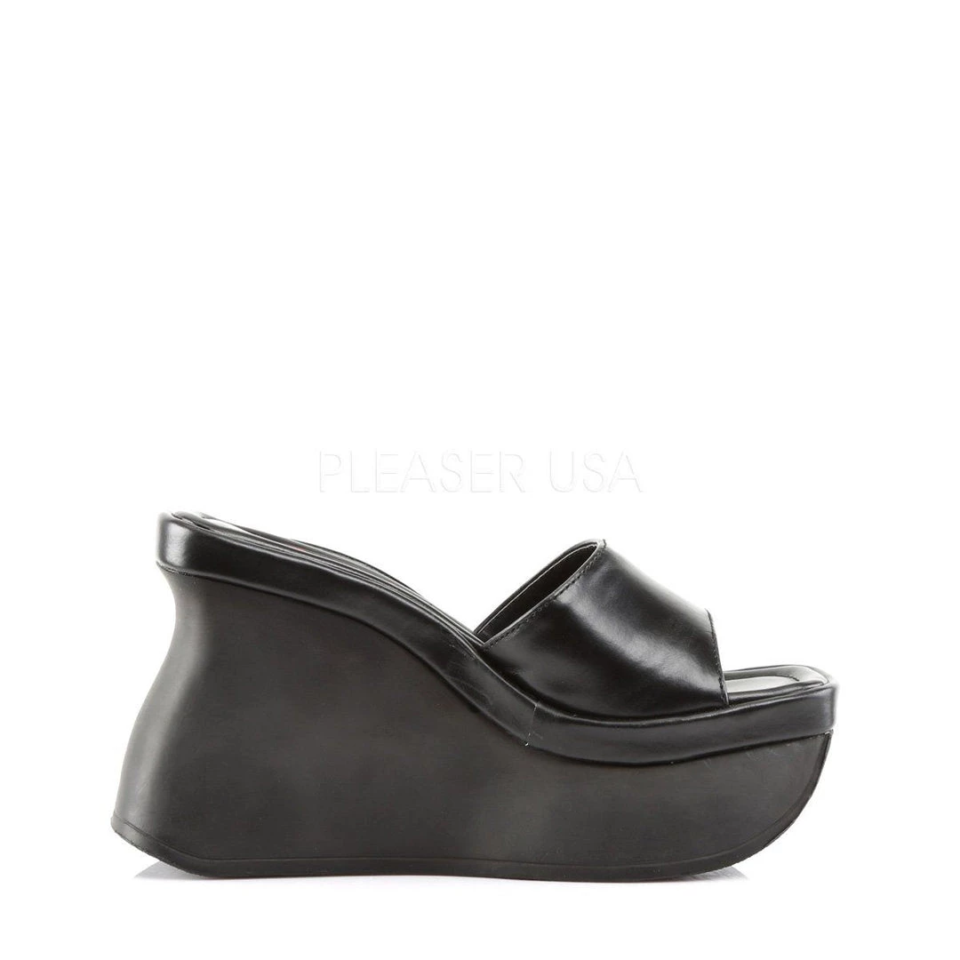 Demonia PACE-01 Black Vegan Leather Sandal Shoes 7 Demonia PACE-01 Black Vegan Leather Sandal Shoes