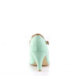 Pin Up Couture PEACH-03 Mint Multi Faux Leather Shoes