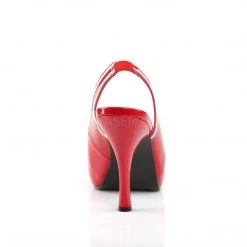 Pleaser Pink Label PINUP-10 Red-White Patent
