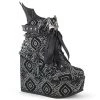 Demonia POISON-107 Black-Silver Faux Nubuck Leather Ankle Boot New Arrivals 2 Demonia POISON-107 Black-Silver Faux Nubuck Leather Ankle Boot New Arrivals
