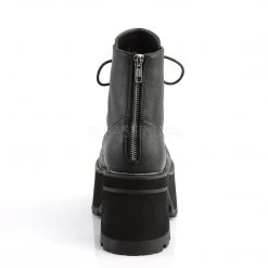 Demonia RANGER-102 Black Vegan Leather Ankle Boot Boots