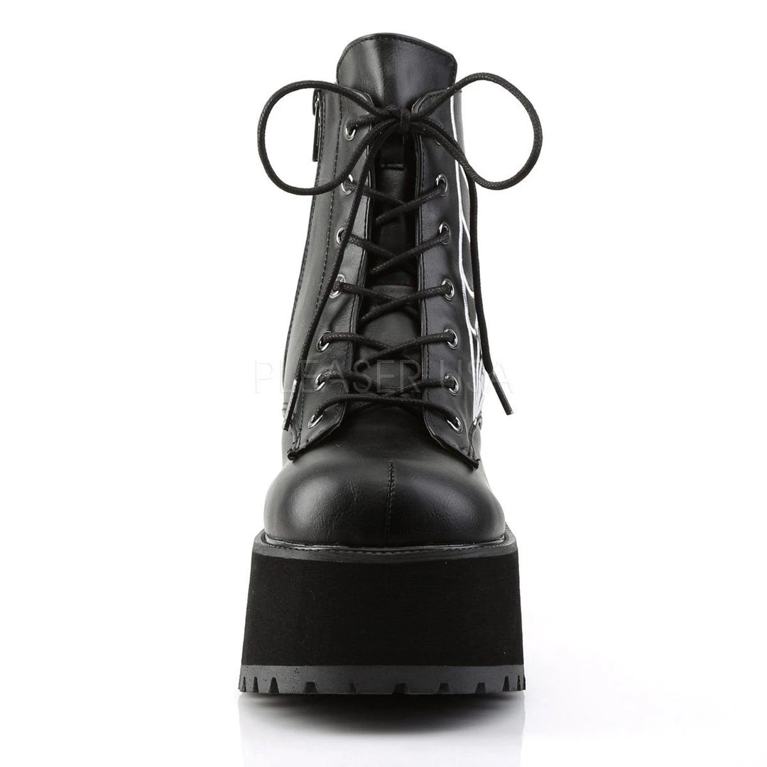 Demonia RANGER-105 Black Vegan Leather Ankle Boot 4 Demonia RANGER-105 Black Vegan Leather Ankle Boot