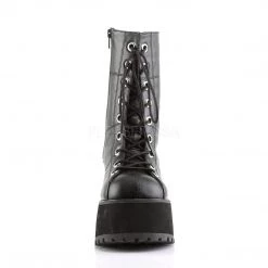 Demonia Boots RANGER-301 Black Vegan Leather Calf Boot