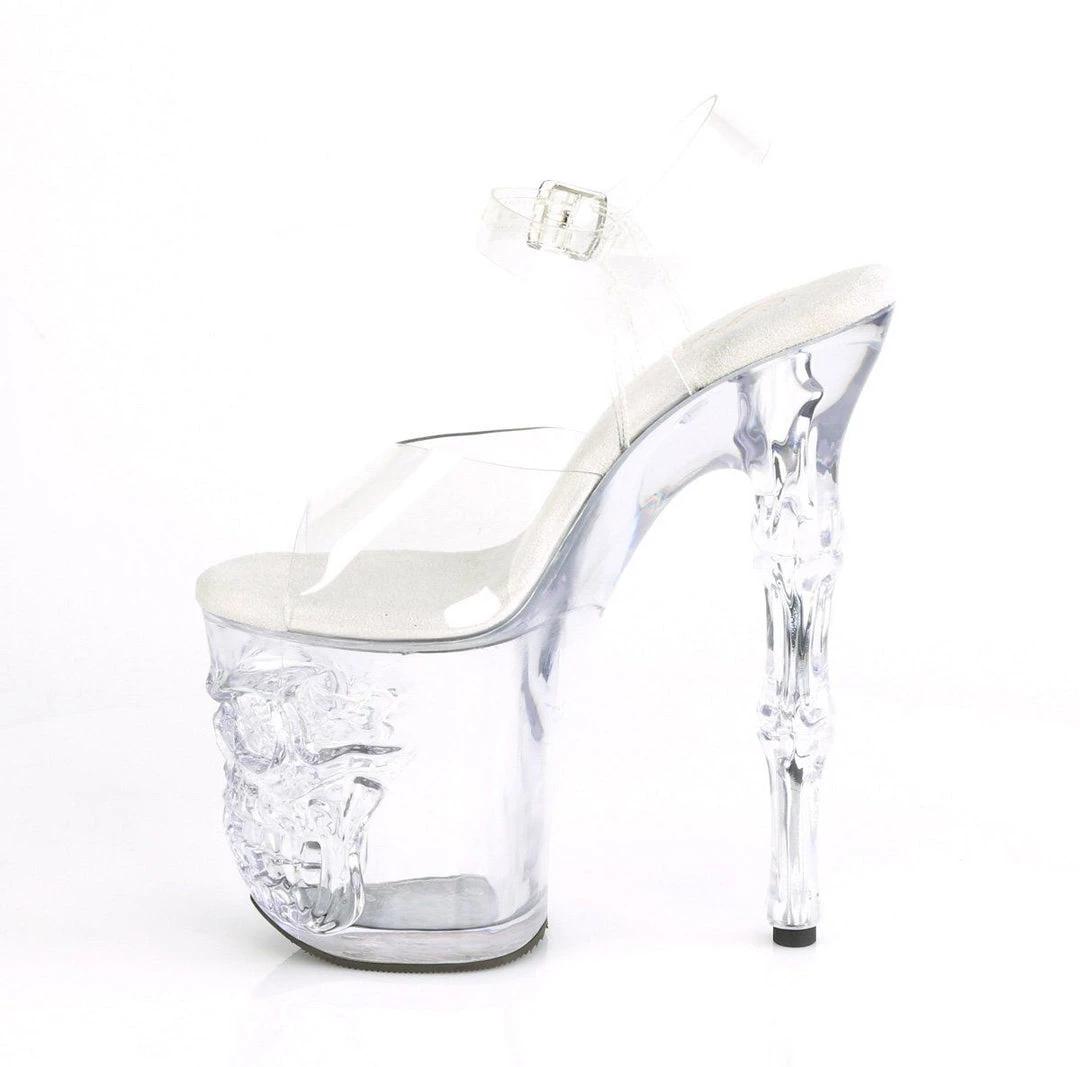 Pleaser RAPTURE-808 Clear Platform Sandal Shoes 5 Pleaser RAPTURE-808 Clear Platform Sandal Shoes