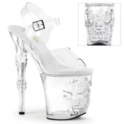 Pleaser RAPTURE-808 Clear Platform Sandal Shoes 18 Pleaser RAPTURE-808 Clear Platform Sandal Shoes
