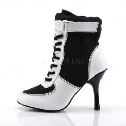 Funtasma REFEREE-125 Black Canvas-White Pu