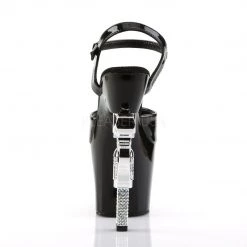 Pleaser Shoes REVOLVER-709 Black Platform Sandal