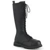 Demonia Coming Soon (Pre-Order) RIOT-20 Black Vegan Leather Knee Boot