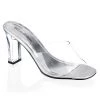 Fabulicious ROMANCE-301 Clear Lucite Shoes
