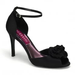 Bordello ROSA-02 Black Satin